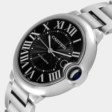 Cartier Ballon Bleu de Cartier Black Dial Silver Steel Strap Watch for Men - W6920042 Authentic Buy Shop Now