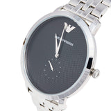 Emporio Armani Classic Quartz Black Dial Silver Steel Strap Watch For Men - AR11161 Authentic Buy Shop Now