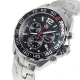Tag Heuer Senna Chronograph Special Edition Black Dial Silver Steel Strap Watch for Men - CAZ1015.BA0883 Authentic Buy Shop Now