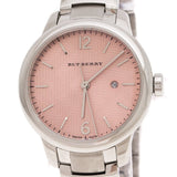 Burberry The Classic Pink Dial Silver Steel Strap Watch for Women - BU10111 Authentic Buy Shop Now