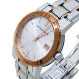 Burberry The City White Dial Two Tone Steel Strap Watch for Women - BU9105 Authentic Buy Shop Now