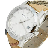 Burberry The City Silver Dial Brown Leather Strap Watch for Women - BU9025 Authentic Buy Shop Now
