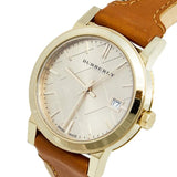 Burberry The City Gold Dial Brown Leather Strap Watch for Women - BU9133 Authentic Buy Shop Now