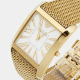 Emporio Armani Mother of Pearl Dial Gold Mesh Bracelet Watch For Men - AR2016 Authentic Buy Shop Now