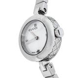 Gucci Diamantissima Quartz Diamonds White Dial Silver Steel Strap Watch For Women - YA141503 Authentic Buy Shop Now