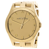 Marc Jacobs Henry Gold Dial Gold Steel Strap Watch for Women - MBM3211 Authentic Buy Shop Now