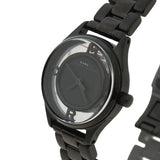 Marc Jacobs Tether Transparent Black Dial Black Steel Strap Watch for Women - MBM3419 Authentic Buy Shop Now
