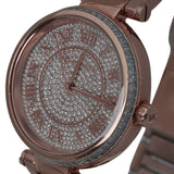 Michael Kors Skylar Rose Gold Dial Rose Gold Steel Strap Watch for Women - MK5868 Authentic Buy Shop Now