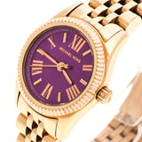 Michael Kors Lexington Quartz Pink Dial Rose Gold Steel Strap Watch For Women - MK3273 Authentic Buy Shop Now