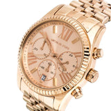 Michael Kors Lexington Rose Gold Dial Rose Gold Steel Strap Watch for Women - MK5569 Authentic Buy Shop Now