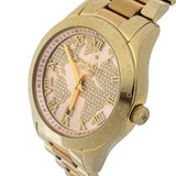 Michael Kors Layton Rose Gold Dial Gold Stainless Steel Strap Watch for Women - MK6476 Authentic Buy Shop Now