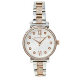 Michael Kors Sophie Chronograph Silver Dial Two Tone Steel Strap Watch For Women - MK3880 Authentic Buy Shop Now
