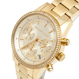 Michael Kors Ritz Gold Dial Gold Steel Strap Watch for Women - MK6356 Authentic Buy Shop Now