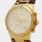Michael Kors Runway Gold Dial Two Tone Steel Strap Watch for Women - MK4222 Authentic Buy Shop Now