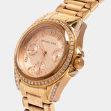 Michael Kors Blair Rose Gold Dial Rose Gold Steel Strap Watch for Women - MK5613 Authentic Buy Shop Now