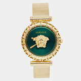 Versace Palazzo Empire Greca Green Dial Gold Mesh Bracelet Watch for Women - VEDV00819 Authentic Buy Shop Now