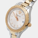 Versace Hellenyium Silver Dial Two Tone Steel Strap Watch for Women - V12030015 Authentic Buy Shop Now