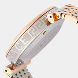 Versace V-Twist White Dial Two Tone Mesh Bracelet Watch for Women - VELS00719 Authentic Buy Shop Now