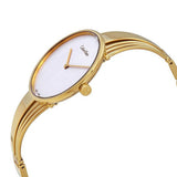 Calvin Klein Drift Silver Dial Gold Steel Strap Watch for Women - K6S2N516 Authentic Buy Shop Now