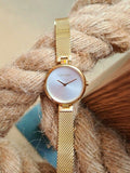 Calvin Klein Authentic White Dial Rose Gold Mesh Bracelet Watch for Women - K8G23526 Authentic Buy Shop Now