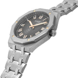 Guess Asset Quartz Black Dial Silver Steel Strap Watch For Men - GW0575G1 Authentic Buy Shop Now