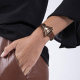 Guess Fame Quartz Rose Gold Dial Brown Leather Strap Watch For Women - GW0548L2 Authentic Buy Shop Now