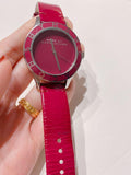 Marc Jacobs Blade Red Dial Red Leather Strap Watch for Women - MBM1157 Authentic Buy Shop Now