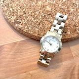 Marc Jacobs Mini Amy White Dial Gold Steel Strap Watch for Women - MBM3057 Authentic Buy Shop Now