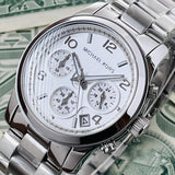 Michael Kors Runway Silver Dial Silver Steel Strap Watch for Women - MK5076 Authentic Buy Shop Now