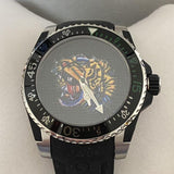 Gucci Dive Tiger Black Dial Black Rubber Strap Watch For Men - YA136318 Authentic Buy Shop Now