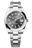 Rolex Datejust 41 Oyster Grey Dial Oystersteel Strap Watch for Men - M126300-0007 Authentic Buy Shop Now