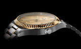 Tudor Style Automatic Silver Dial Two Tone Steel Strap Watch for Men - M12713-0003 Authentic Buy Shop Now