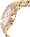 Daniel Wellington Iconic Link White Dial Rose Gold Steel Strap Watch For Women - DW00100209 Authentic Buy Shop Now