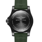 Breitling Superocean Automatic 46 Green Dial Green Rubber Strap Watch for Men - M173681A1L1S1 Authentic Buy Shop Now