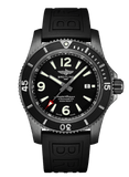 Breitling Superocean Automatic 46mm Black Dial Black Rubber Strap Watch for Men - M17368B71B1S1 Authentic Buy Shop Now
