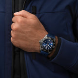 Breitling Superocean Automatic 46mm Blue Dial Blue Rubber Strap Watch for Men - M17368D71C1S1 Authentic Buy Shop Now