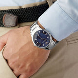 Emporio Armani Renato Blue Dial Silver Steel Strap Watch for Men - AR11180 Authentic Buy Shop Now