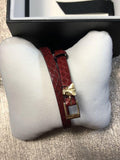 Gucci G Frame White Dial Red Leather Strap Watch For Women - YA128524 Authentic Buy Shop Now