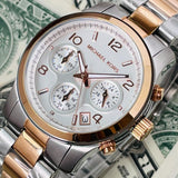 Michael Kors Runway Silver Dial Two Tone Steel Strap Watch for Women - MK5315 Authentic Buy Shop Now