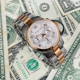 Michael Kors Runway Silver Dial Two Tone Steel Strap Watch for Women - MK5315 Authentic Buy Shop Now