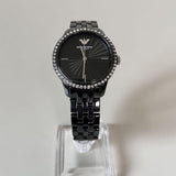 Emporio Armani Ceramica Crystals Black Dial Black Ceramic Strap Watch For Women - AR1478 Authentic Buy Shop Now