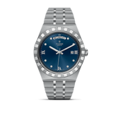Tudor Royal Automatic Diamonds Blue Dial Silver Steel Strap Watch for Men - M28600-0006 Authentic Buy Shop Now
