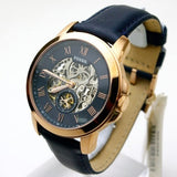 Fossil Grant Mechanical Blue Dial Blue Leather Strap Watch for Men - ME3054 Authentic Buy Shop Now