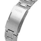 Fossil Garrett Chronograph Blue Dial Silver Steel Strap Watch for Men - FS5623 Authentic Buy Shop Now