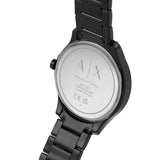 Armani Exchange Hampton Black Dial Black Steel Strap Watch For Men - AX7101 Authentic Buy Shop Now