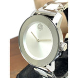 Movado Bold Ceramic Silver Dial Silver Steel Strap Watch for Women - 3600638 Authentic Buy Shop Now