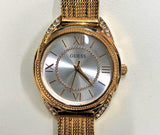Guess Whisper Silver Dial Rose Gold Mesh Bracelet Watch for Women - W1084L3 Authentic Buy Shop Now