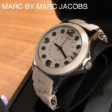 Marc Jacobs Rock White Dial White Silicone Strap Watch for Women - MBM2532 Authentic Buy Shop Now
