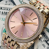 Michael Kors Darci Rose Gold Dial Rose Gold Steel Strap Watch for Women - MK3507 Authentic Buy Shop Now