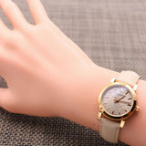 Burberry The City Gold Dial Beige Leather Strap Watch for Women - BU9210 Authentic Buy Shop Now
